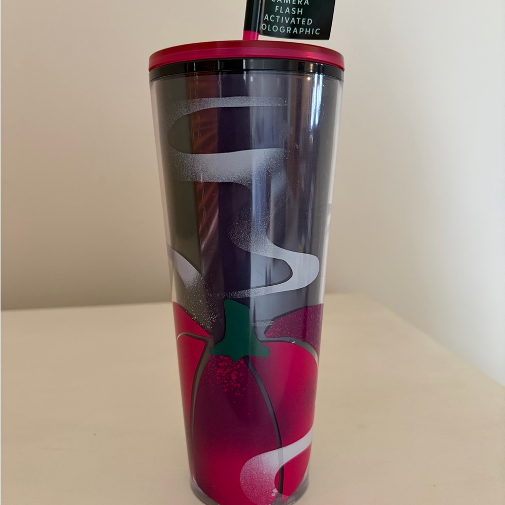BNWT Starbucks Halloween 2023 Camera Flash Activated Holographic Venti, 24oz Cup